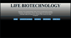 Desktop Screenshot of lifebiotechnology.org
